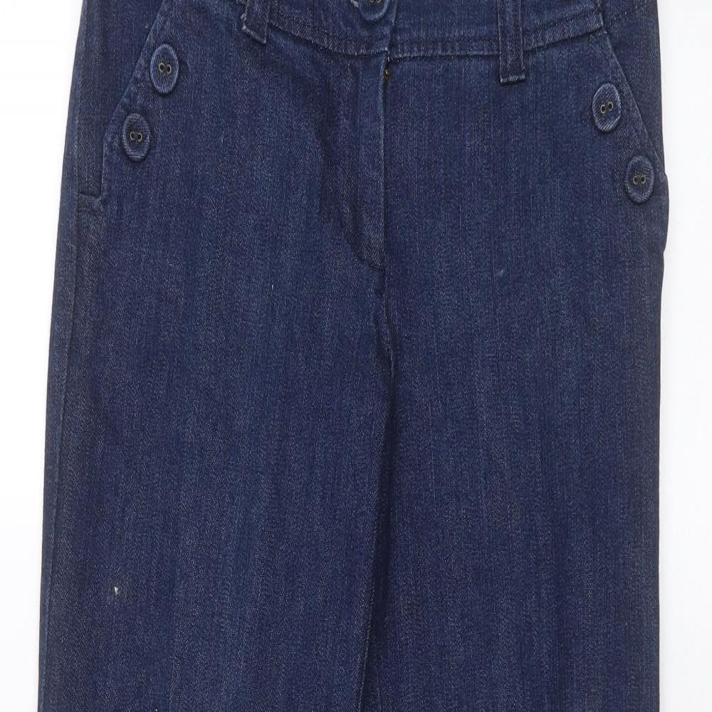 Womens UK Size 6 H&M Regular Fit Straight Blue Jeans