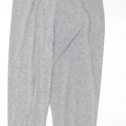 Womens UK Size S Preworn Regular Fit Sweatpants Grey Trousers