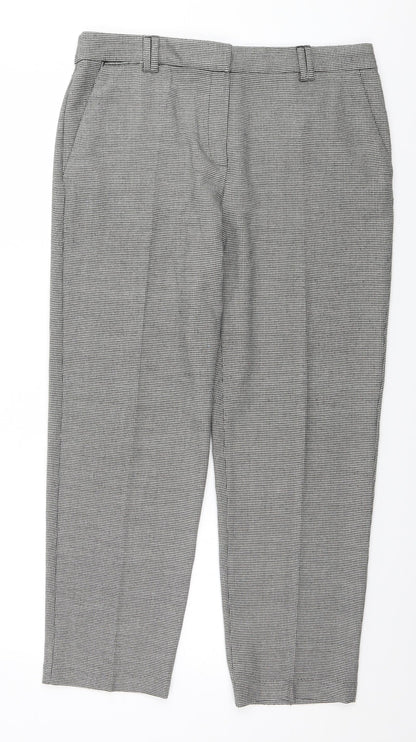 Womens UK Size 12 Marks and Spencer Regular Fit  Grey Trousers
