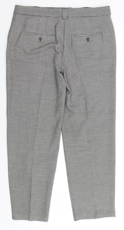 Womens UK Size 12 Marks and Spencer Regular Fit  Grey Trousers