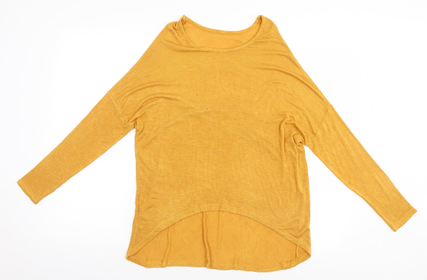 Womens UK Size  Preworn Orange Basic T-Shirt