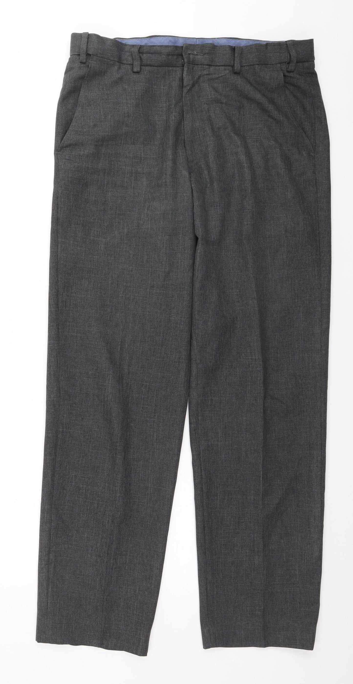 Marks and Spencer Mens Grey   Trousers  Size 32 in L30 in