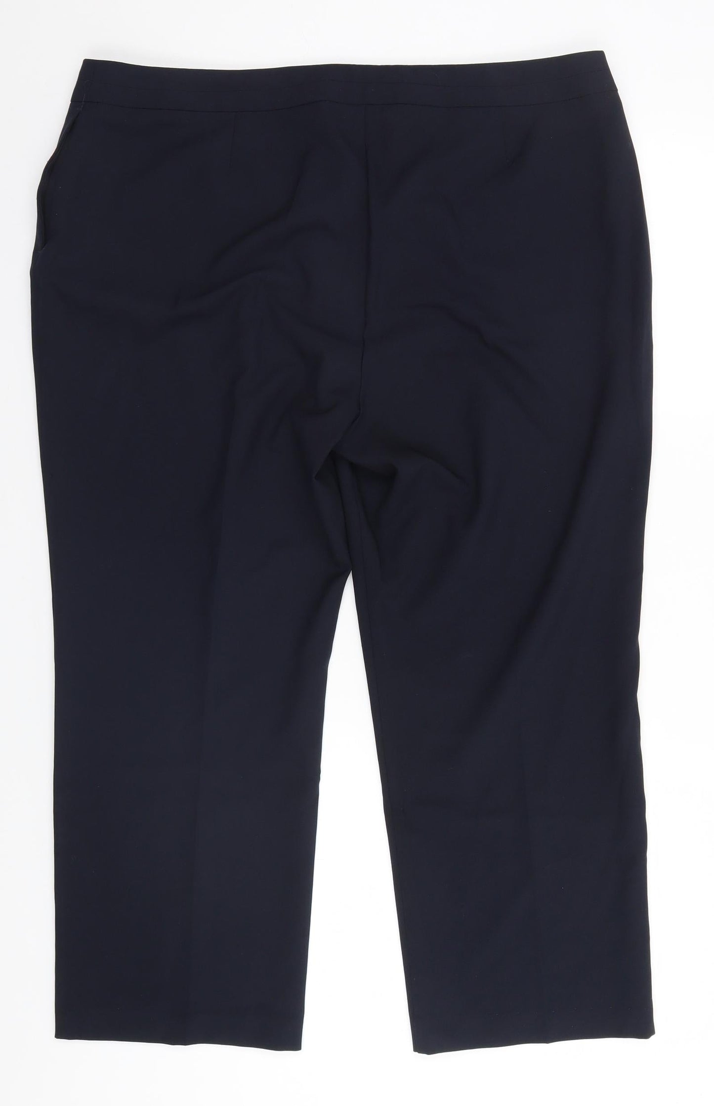 Bonmarché Womens Blue   Trousers  Size 18 L25 in
