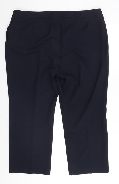 Bonmarché Womens Blue   Trousers  Size 18 L25 in