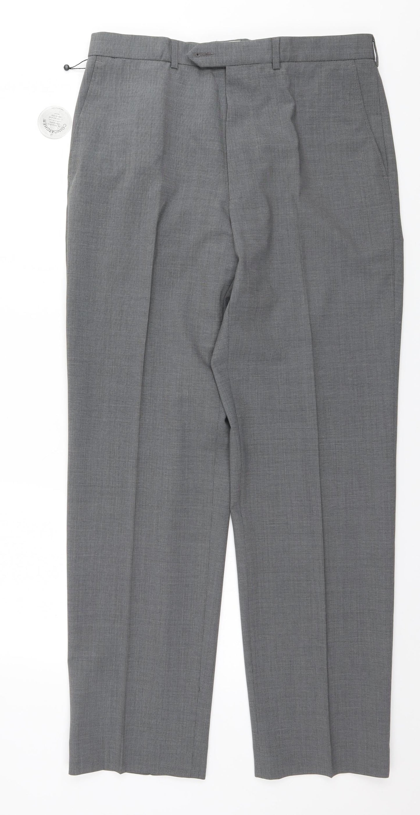 Marks and Spencer Mens Grey   Trousers  Size 34 in L30 in