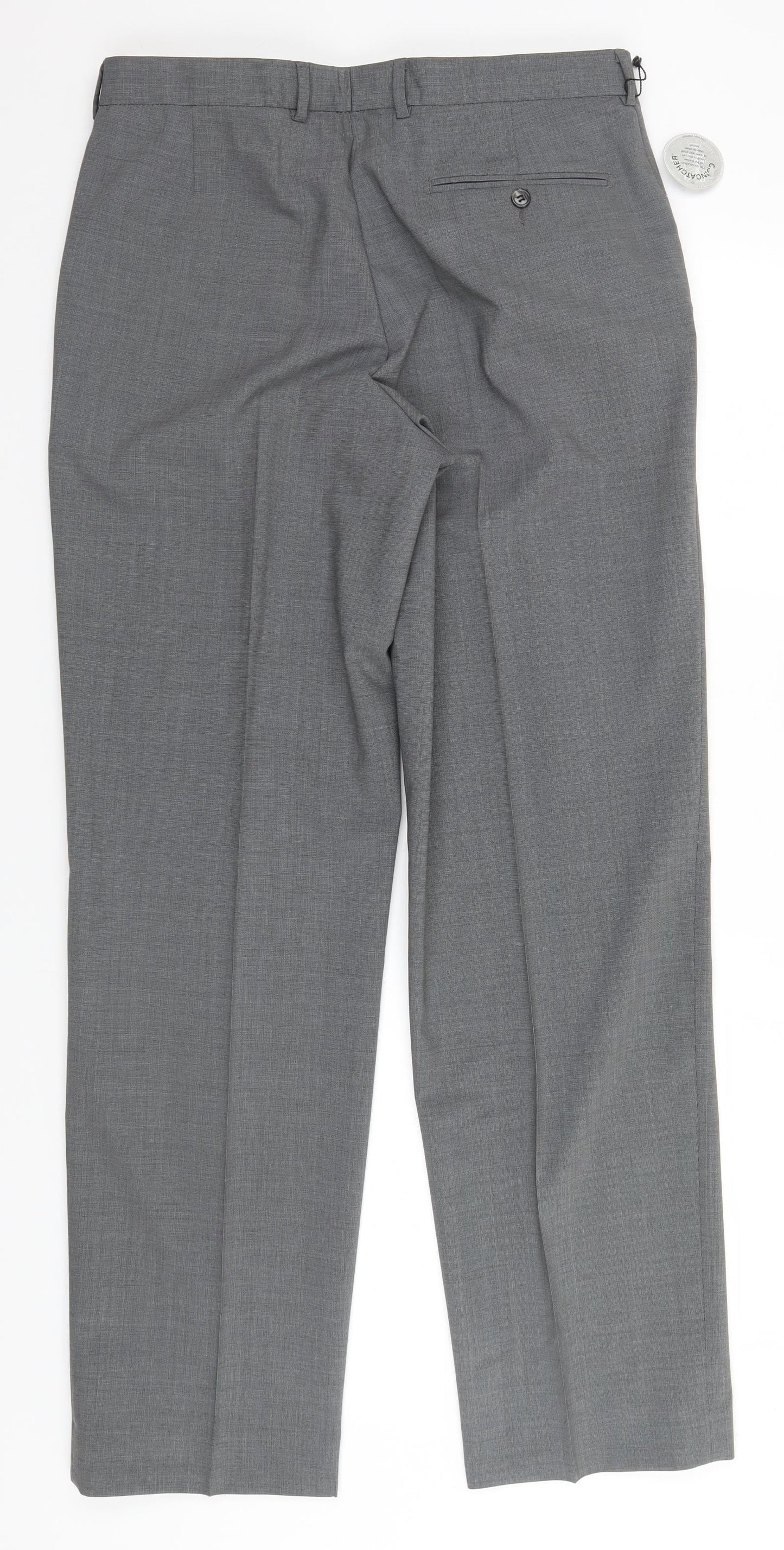 Marks and Spencer Mens Grey   Trousers  Size 34 in L30 in