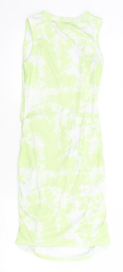 PRETTYLITTLETHING Womens Yellow   Pencil Dress  Size 8