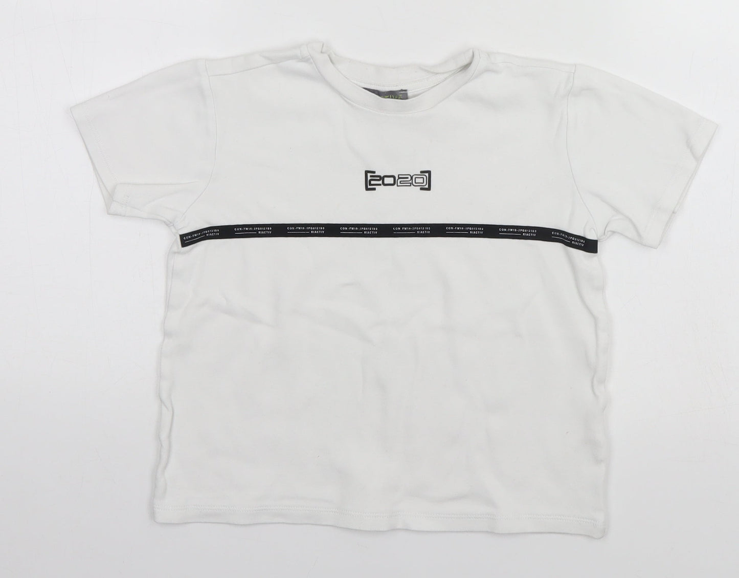 River Island Girls White   Basic T-Shirt Size 7-8 Years  - [2020]