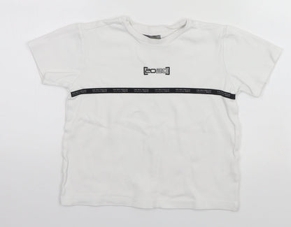 River Island Girls White   Basic T-Shirt Size 7-8 Years  - [2020]