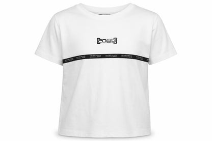 Front view of River Island girls’ white basic t-shirt, size 7-8, years - [2020]