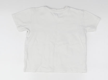 River Island Girls White   Basic T-Shirt Size 7-8 Years  - [2020]