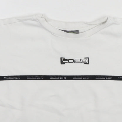 River Island Girls White   Basic T-Shirt Size 7-8 Years  - [2020]