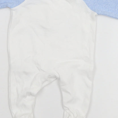 F&F Baby White   Babygrow One-Piece Size 0-3 Months  - Nice to Meet you