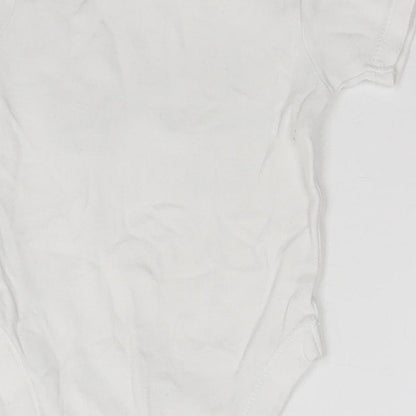 George Baby White   Leotard One-Piece Size 3-6 Months  - Hello, Bunny