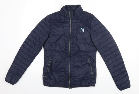 Mens UK Size  Preworn Blue Puffer Jacket