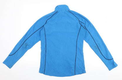 Womens UK Size  Preworn Blue Full Zip Jumper