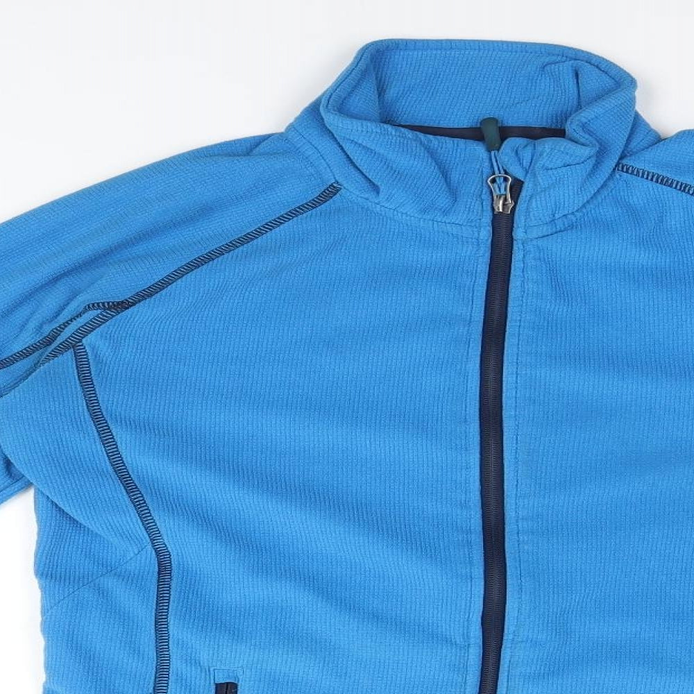 Womens UK Size  Preworn Blue Full Zip Jumper