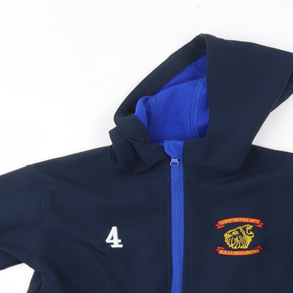 Result Boys Blue   Jacket  Size 9-10 Years  - Chesterton AFC