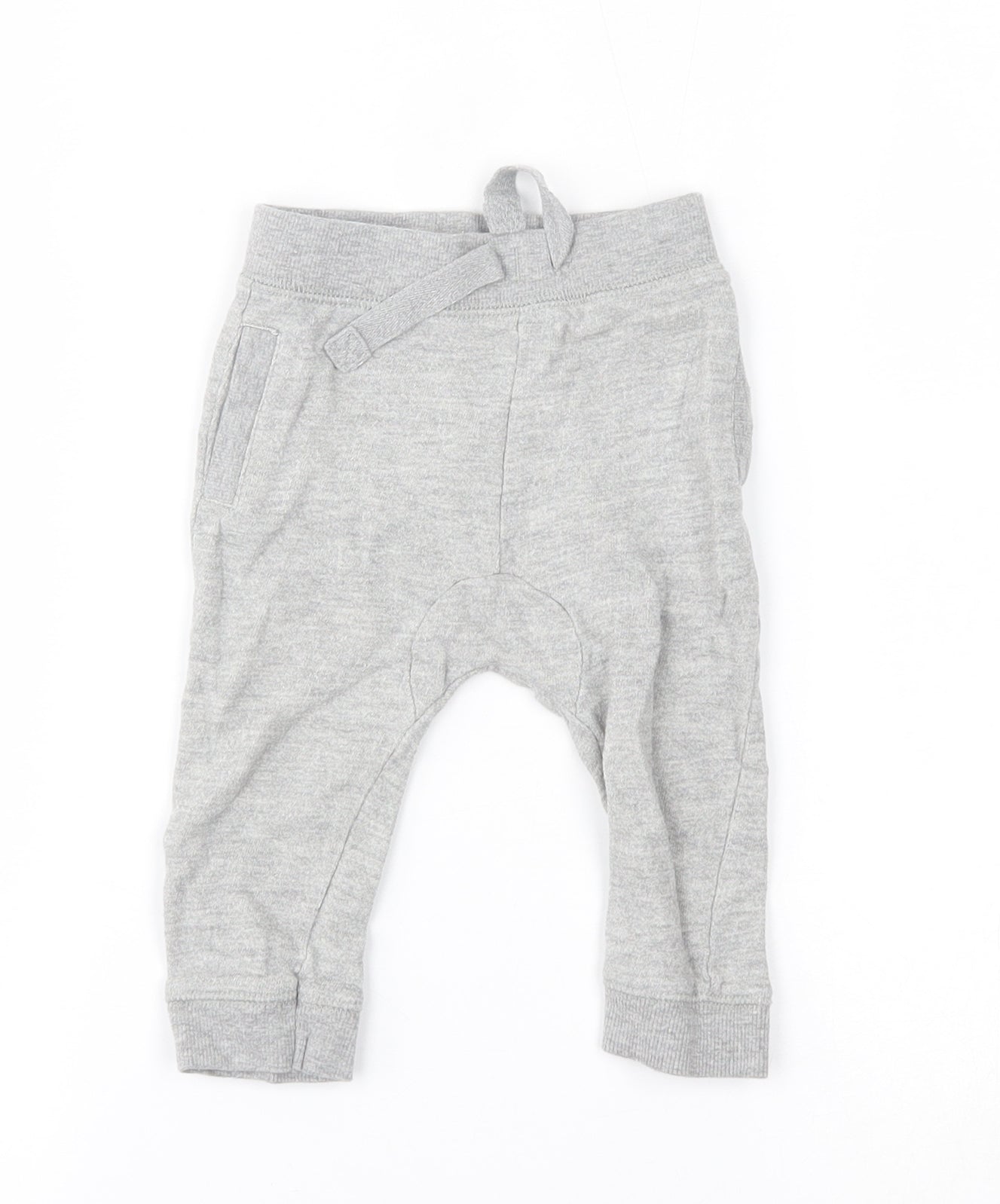 M&Co Baby Grey   Jogger Trousers Size 6-9 Months