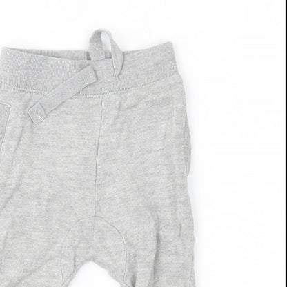 M&Co Baby Grey   Jogger Trousers Size 6-9 Months