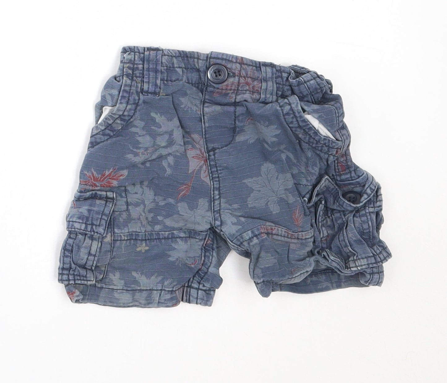 urban rascals Boys Blue   Cargo Trousers Size 12-18 Months  - shorts