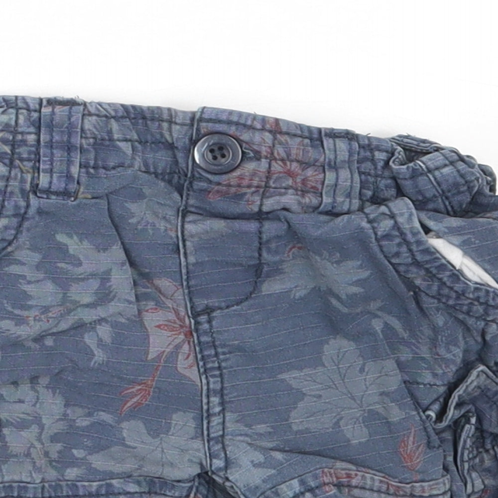 urban rascals Boys Blue   Cargo Trousers Size 12-18 Months  - shorts