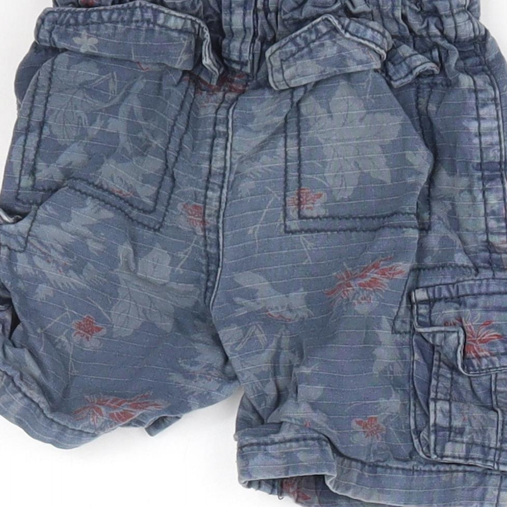 urban rascals Boys Blue   Cargo Trousers Size 12-18 Months  - shorts