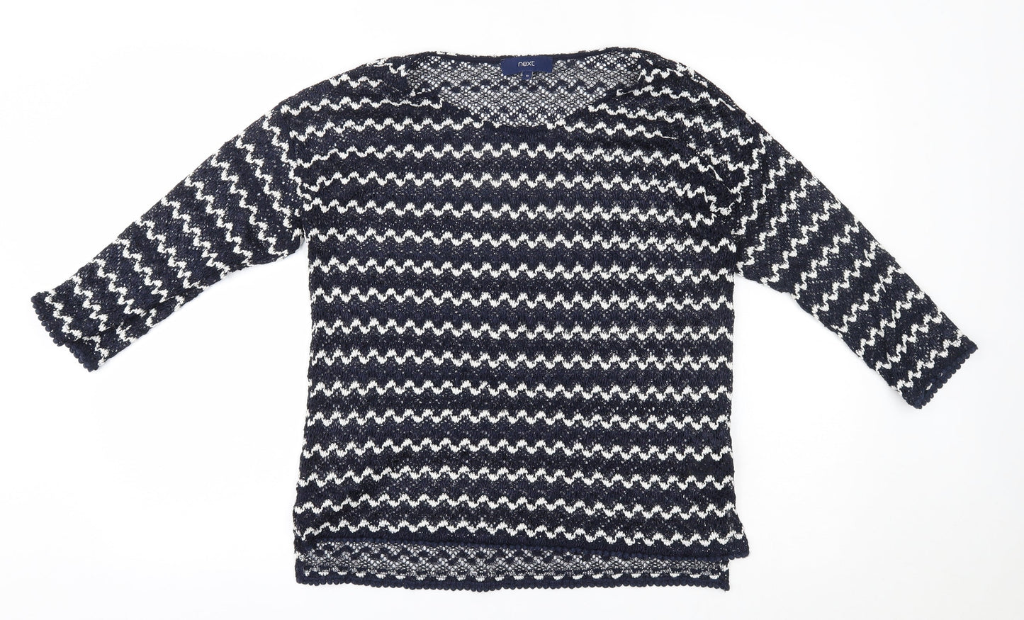 Womens UK Size 10 NEXT Blue Pullover Jumper