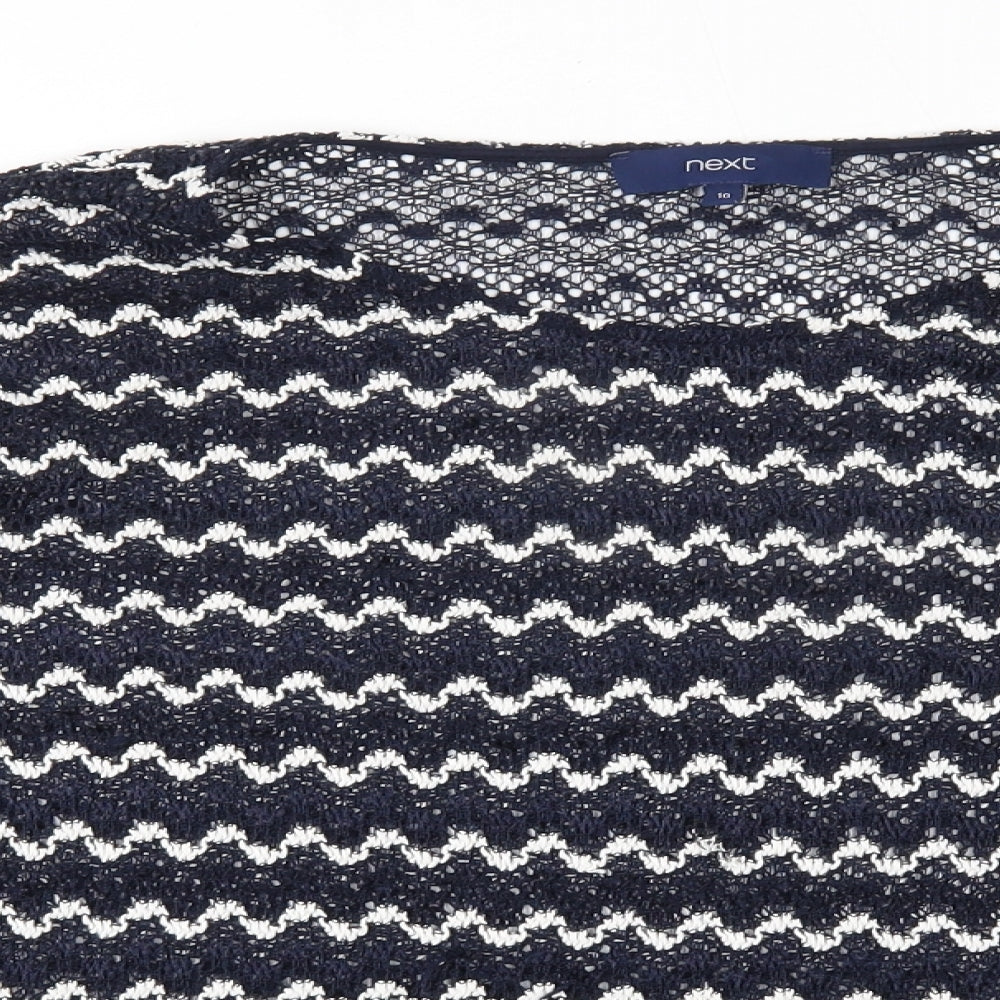 Womens UK Size 10 NEXT Blue Pullover Jumper