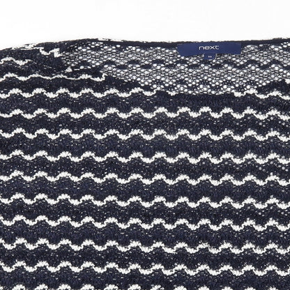Womens UK Size 10 NEXT Blue Pullover Jumper