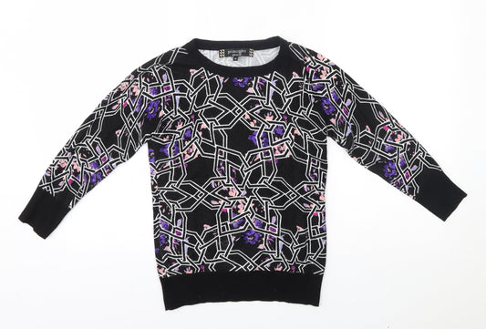 Womens UK Size 10 Principles Black Pullover Jumper