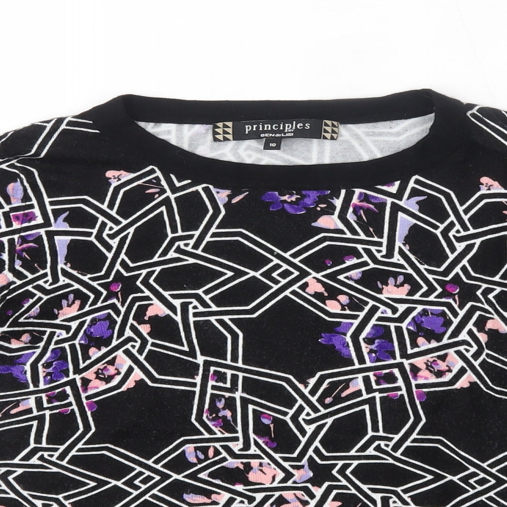 Womens UK Size 10 Principles Black Pullover Jumper
