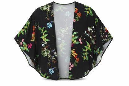 Womens UK Size L Boohoo Black Wrap Blouse