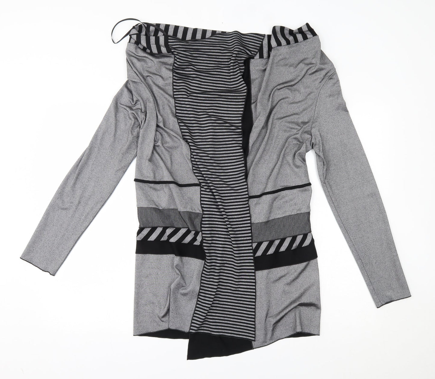 NUDE Womens Grey   Wrap Jumper Size 2