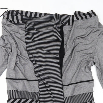NUDE Womens Grey   Wrap Jumper Size 2