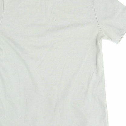 Womens UK Size 12 Preworn Green Basic T-Shirt
