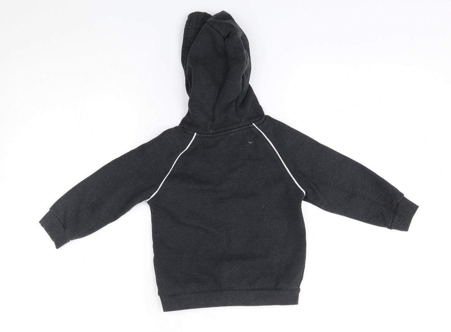 Matalan Boys Black   Pullover Hoodie Size 2-3 Years  - I'm the boss