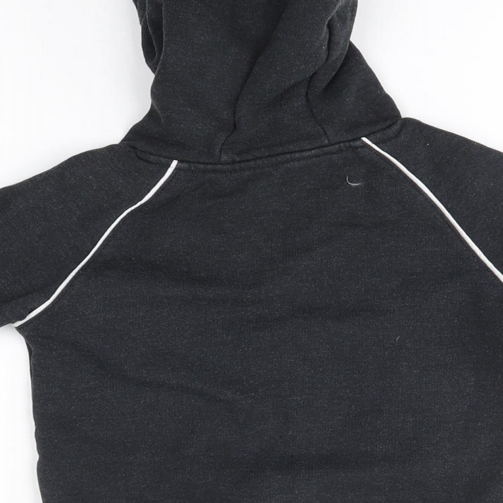 Matalan Boys Black   Pullover Hoodie Size 2-3 Years  - I'm the boss