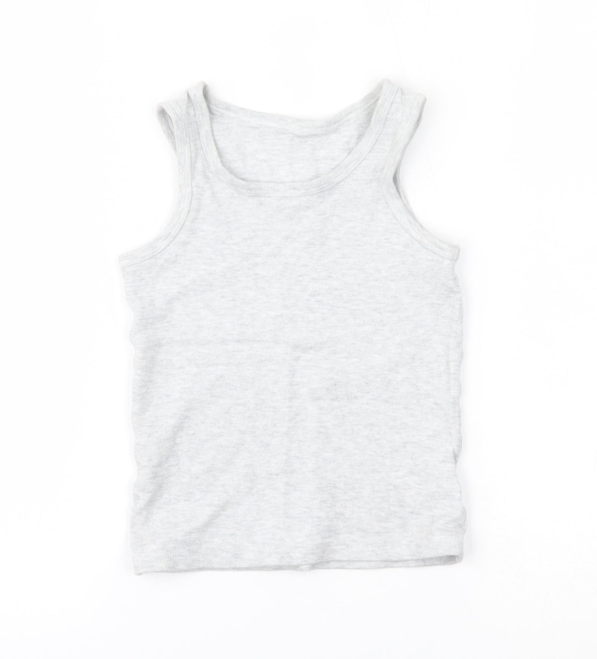 Additional front view of F&F boys’ grey basic tank, size 5-6, years