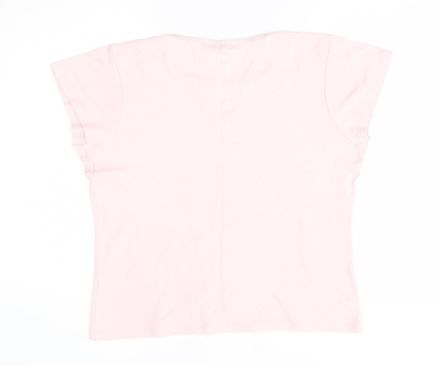 Womens UK Size L M&Co Pink Pullover Jumper