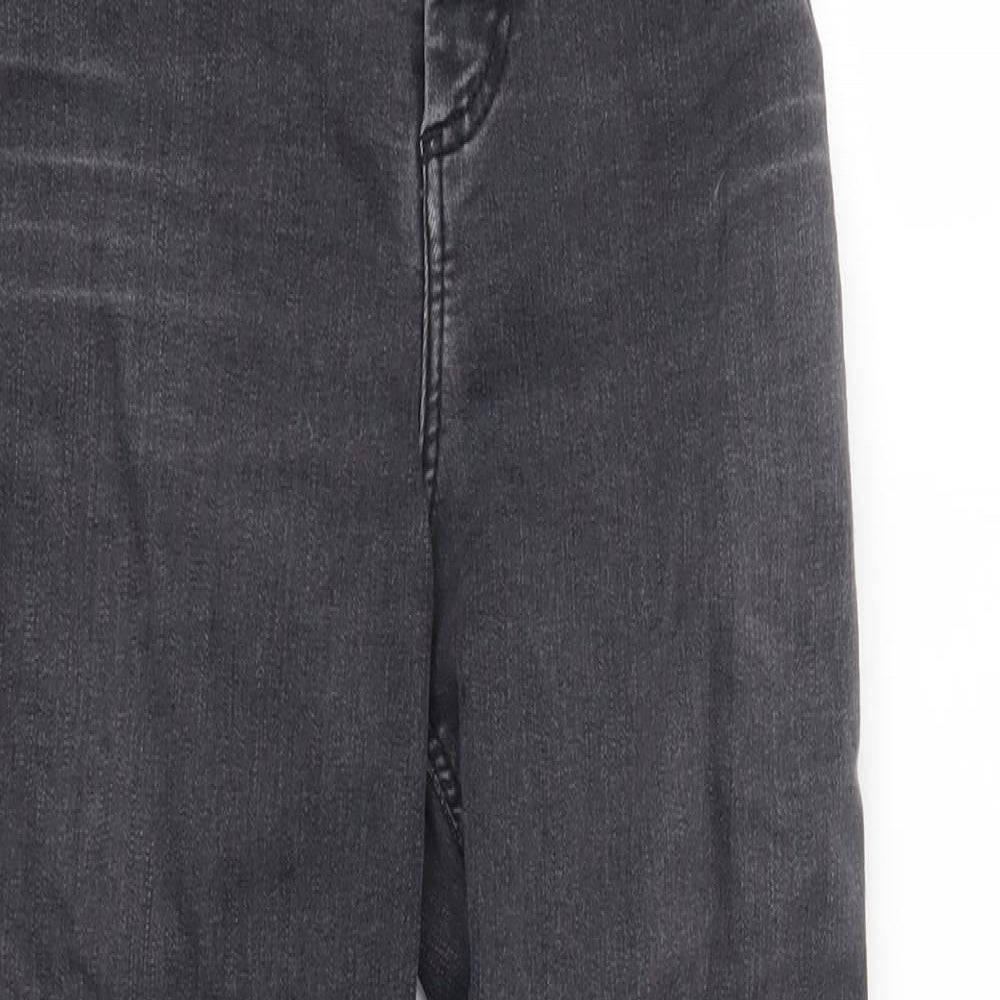 Topshop Womens Grey   Skinny Jeans Size 28 in L30 in