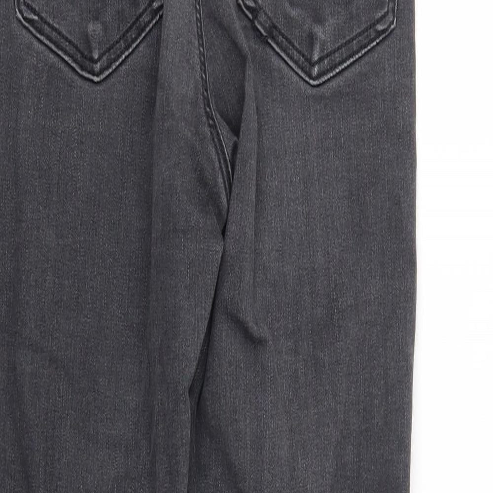 Topshop Womens Grey   Skinny Jeans Size 28 in L30 in