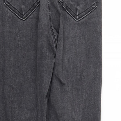 Topshop Womens Grey   Skinny Jeans Size 28 in L30 in