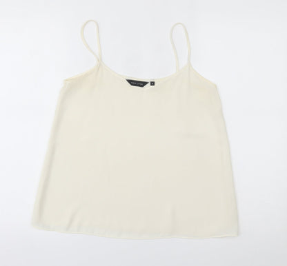 Womens UK Size 8 New Look Ivory Camisole Blouse