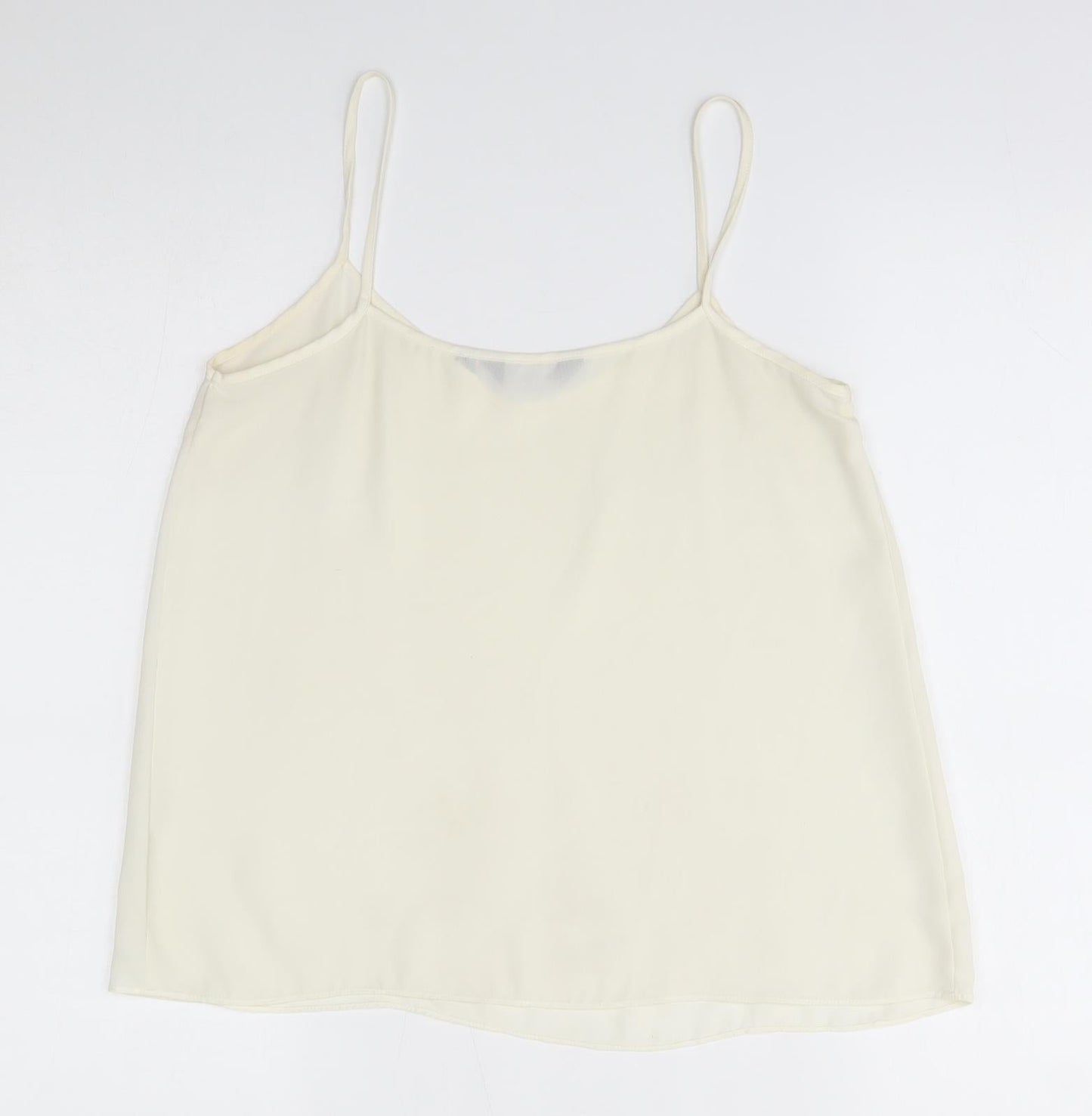 Womens UK Size 8 New Look Ivory Camisole Blouse