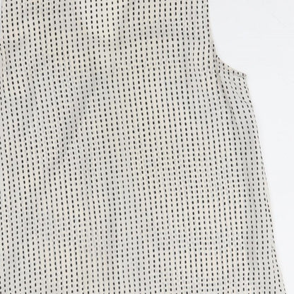 Womens UK Size 10 Debenhams White Basic Blouse