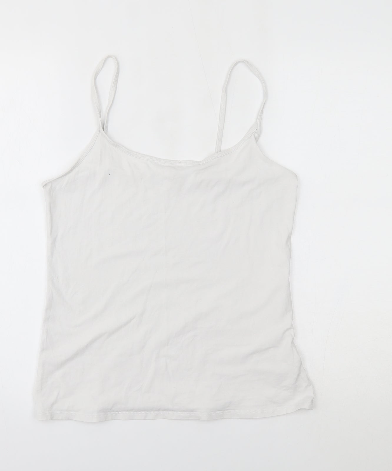Womens UK Size 14 NEXT White Basic Tank