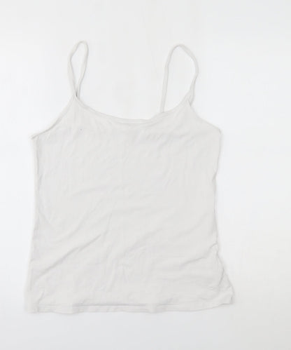Womens UK Size 14 NEXT White Basic Tank