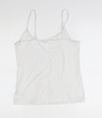 Womens UK Size 14 NEXT White Basic Tank