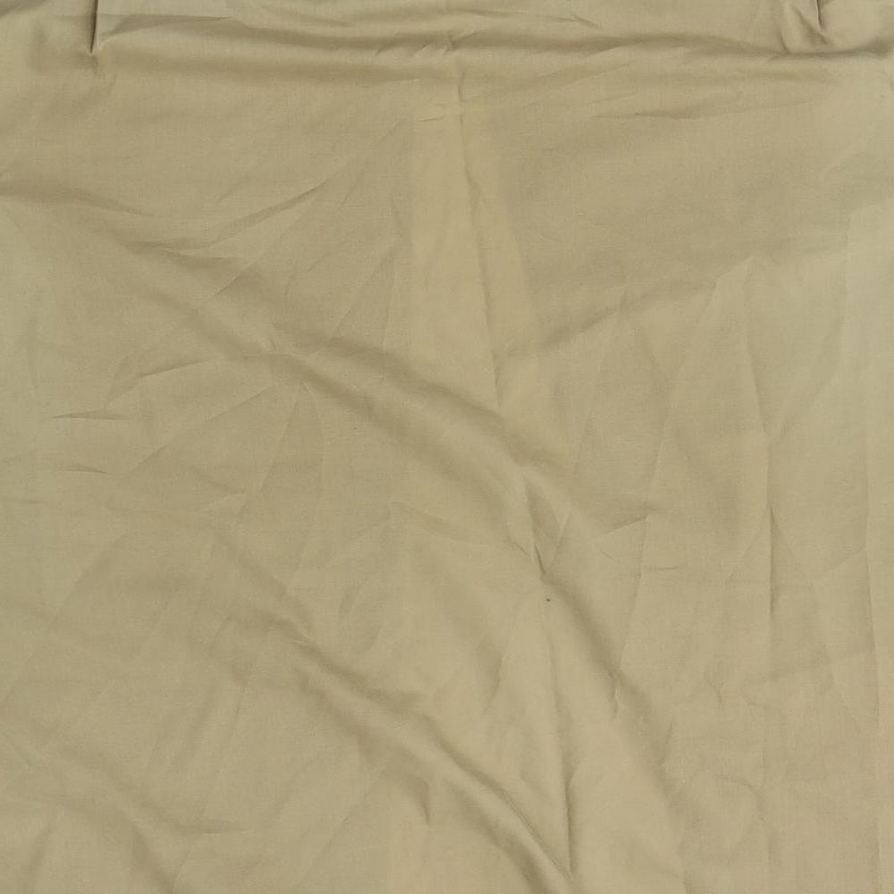 Mens UK Size L M&S Green  Button-Up Short Sleeve Casual Shirt